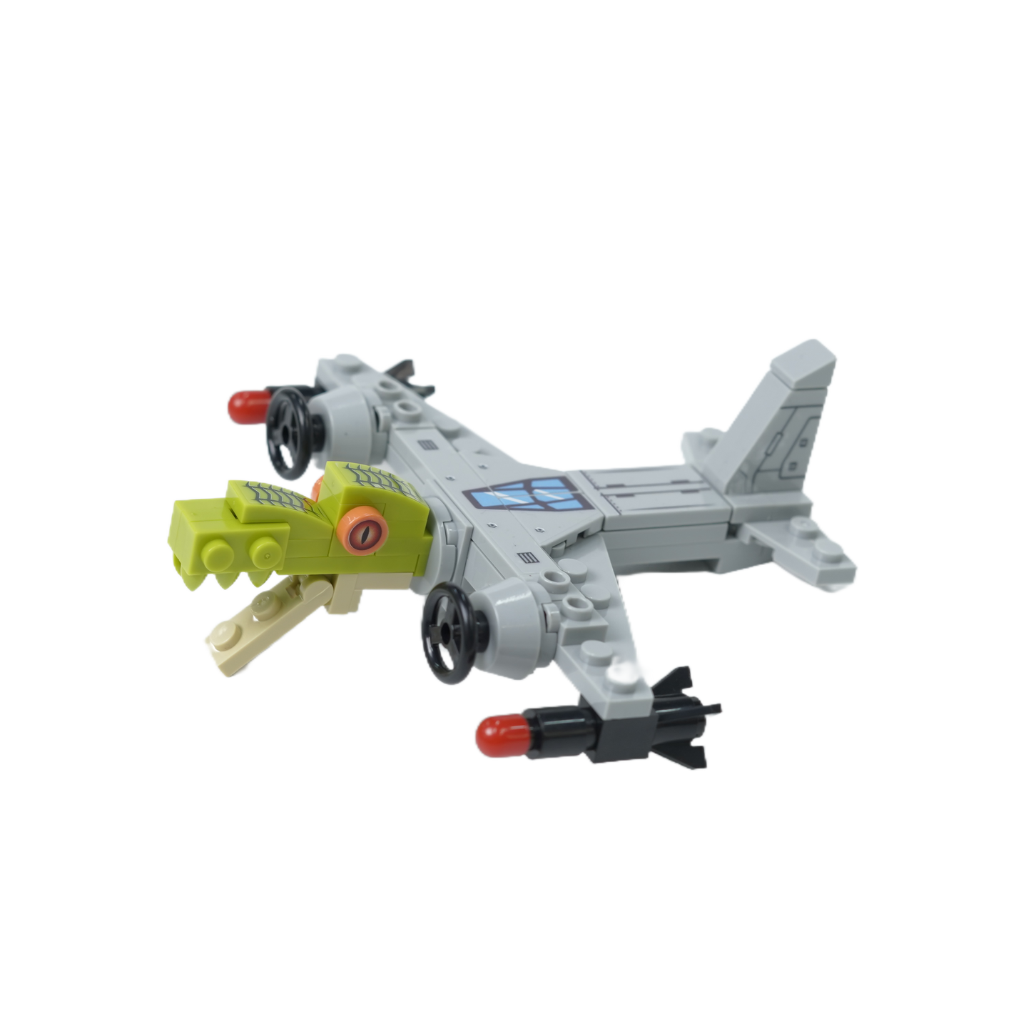 Bombardiro Crocodilo - Italian Brainrot Building Block Set