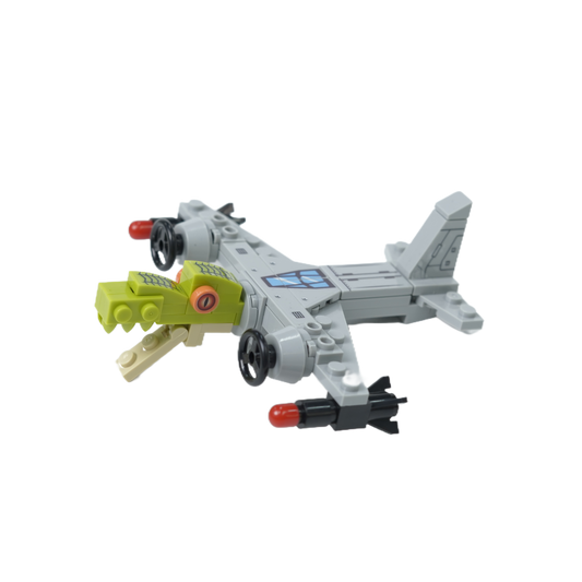 Bombardiro Crocodilo - Italian Brainrot Building Block Set